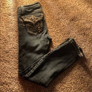 Cute little girl pants boot cut